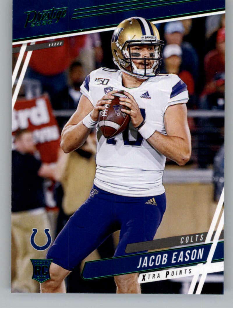 Amazon.com: 2020 Panini Prestige Xtra Points Green #245 Jacob Eason RC Rookie  Card Indianapolis Colts Official NFL Football Trading Card in Raw (NM Near  Mint or Better) Condition : Collectibles & Fine Art