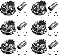 VeloBoost LR062617 6-Pc Piston Ring Kit for Land Rover Discovery/Range Rover & Jaguar 3.0L V6 AJ126 Engine - Replace LR041639