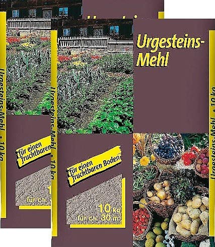 Preisvergleich Produktbild Urgesteinsmehl 10 kg Dünger BodenAktivator Rasen KalkDIABAS
