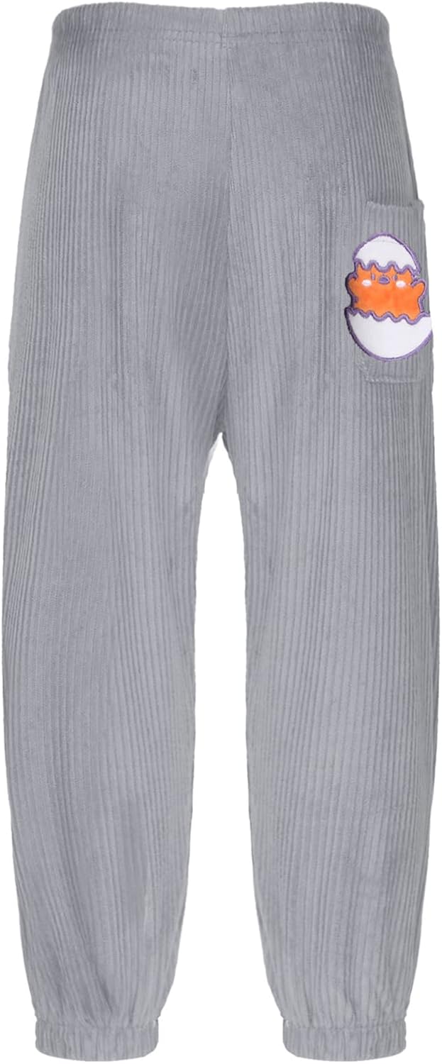 Baby Boys Girls Soft Harem Pants Elastic Waistband Solid Color Trousers Bottom