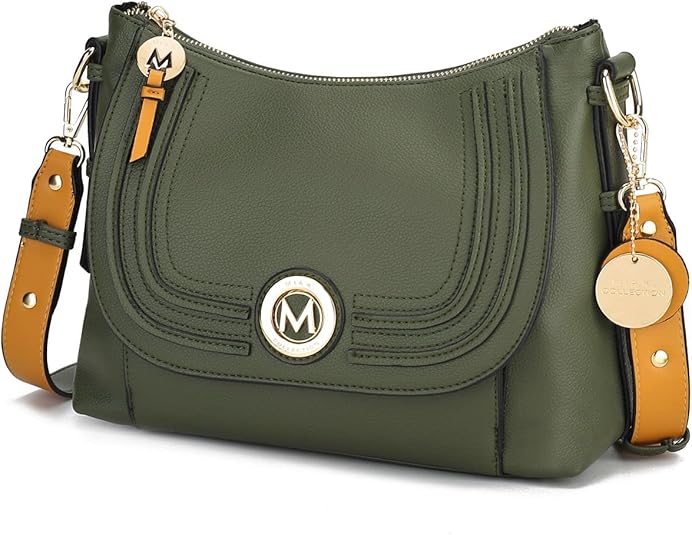 MKF Collection Crossbody Bag for Women, Shoulder Bag Lady Large Messenger Purse By Mia K