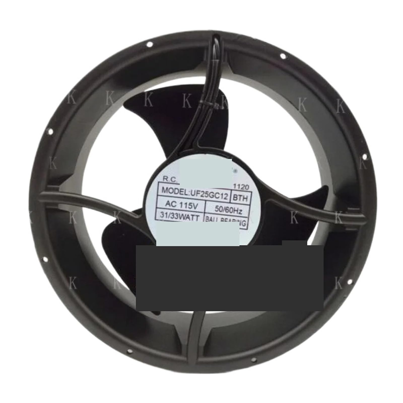 BRODEFUP UF25GC12-BTH AC115V 31W/33W Axial Cooling Fan