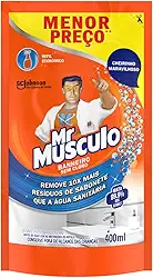 Mr. Músculo Desinfetante Banheiro Sem Cloro, Refil Sachê 400ml