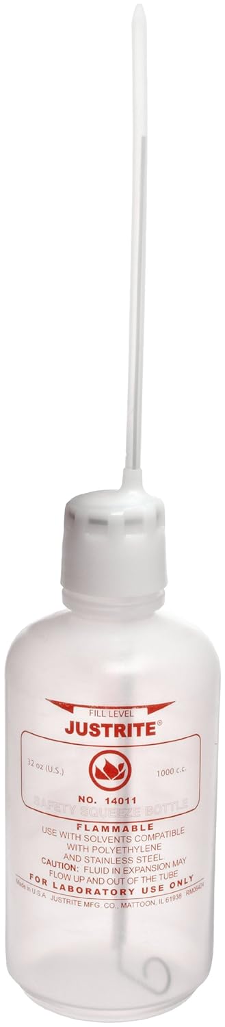Justrite 14009 16 oz, 3.0" x 7.50" Size Dispensing Bottle: Automotive Touch Up Paint: Industrial & Scientific