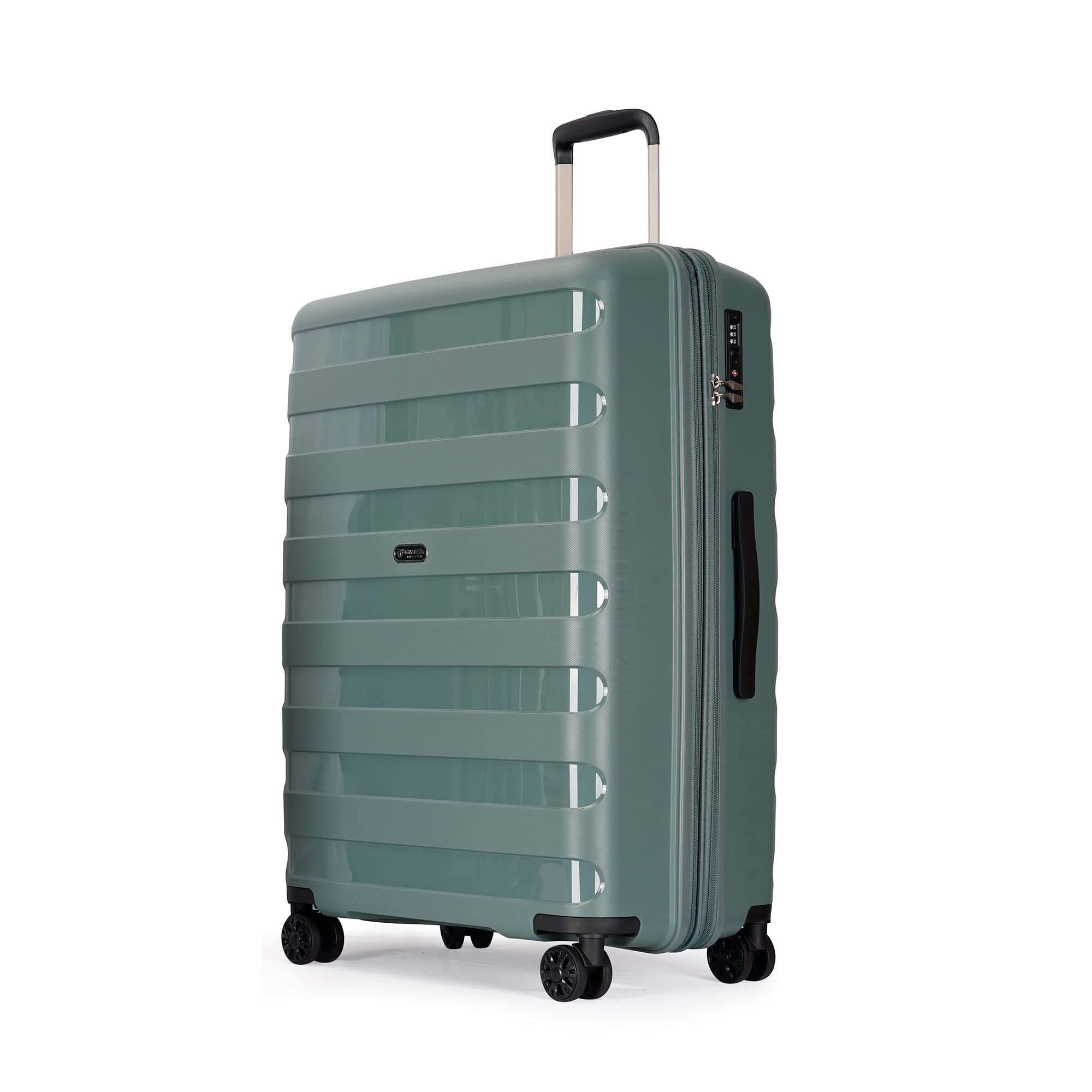 GinzaTravel Anti-scratch PP Material Hardside Spinner luggage, 28inch Expansion luggage, Wear-resistant, Lightweight Spinner Expandable double seal Suitcase Luggage