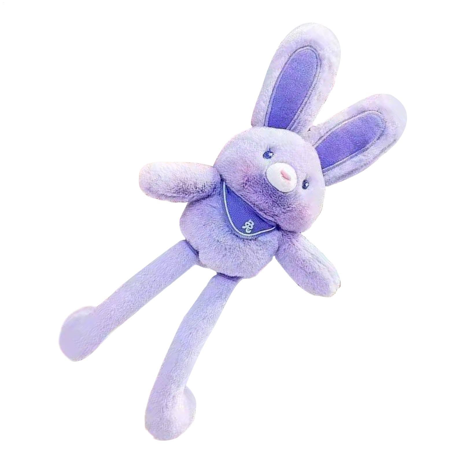 Bunny Plush, Pull the Rabbit Plush Toy - 11inch Easter Bunny Traction Toys | Interactive Stretchy Design, Switchable Ears and Legs, Ultra-Soft Easter for Kids