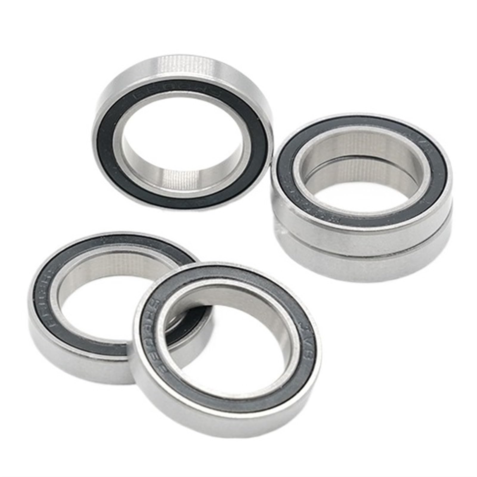 Deep Groove Double Rubber Seal Bearings 6806-2RS Bearing 4Pcs 30x42x7 Mm ABEC-7 Thin Section 6806 2RS Ball Bearings 6806RS Quiet and Stable High Speed
