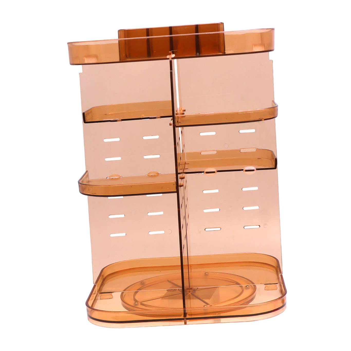 Organizer Cosmetici Quadrato Dorato Grande Capacità in Ps