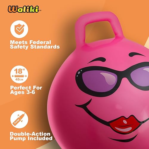 Miniatura 3 de Bola de salto de la tolva de salto de WALIKI TOYS color rosado Rosado