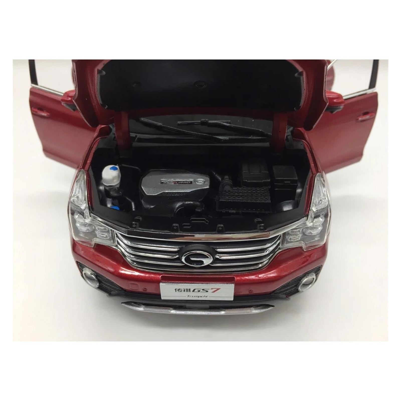 Metallo Scala Replica 1 18 Per Gac Trumpchi Gs7 2017 Suv Statico Modello di Auto Completamente Aperto Collezione Decorazioni per la Casa Hobby Veicoli Giochi Set