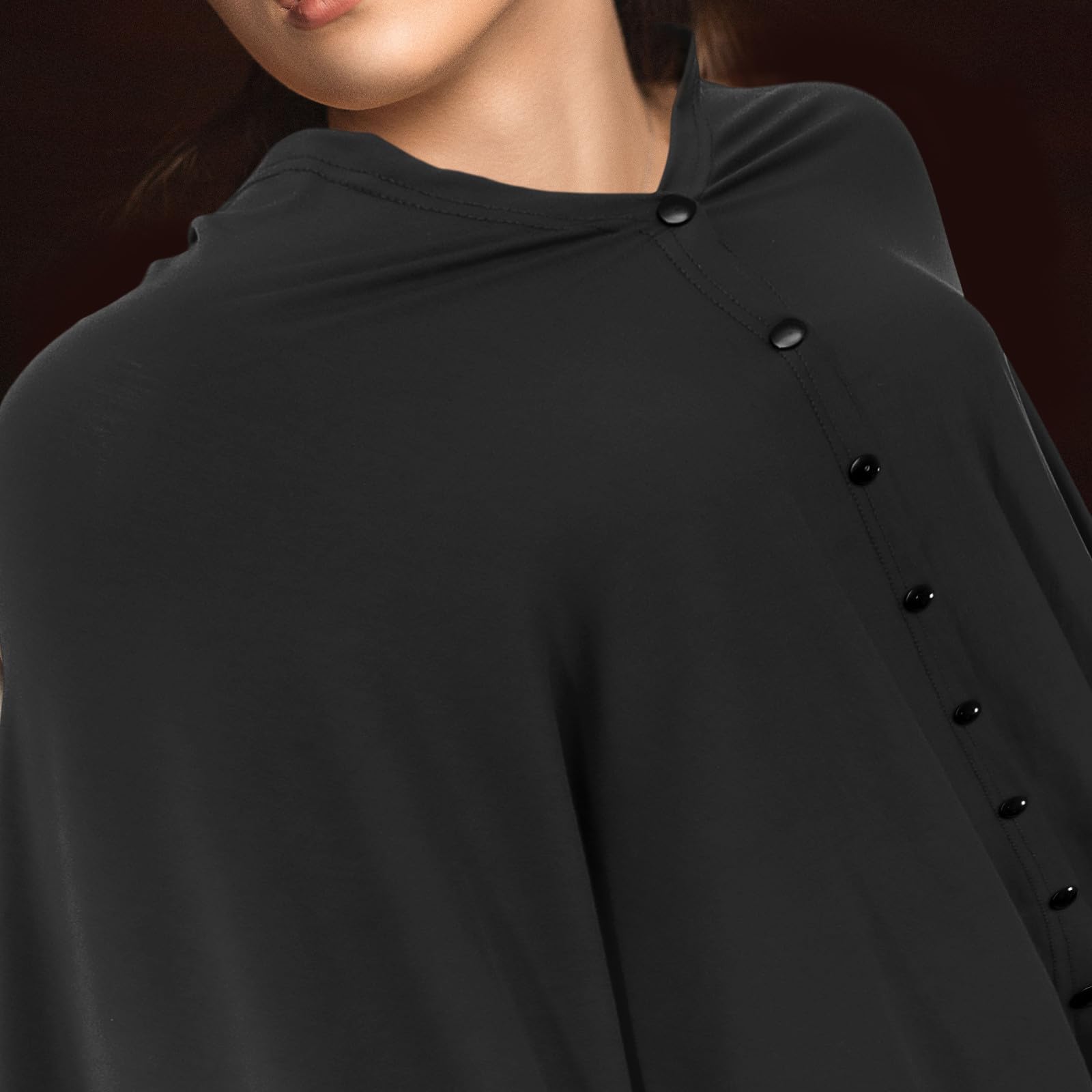 Poncho de Lactancia para Madres, Cubierta de Lactancia Cómoda y Reutilizable de Algodón, Adecuado para Actividades al Aire Libre E Interiores