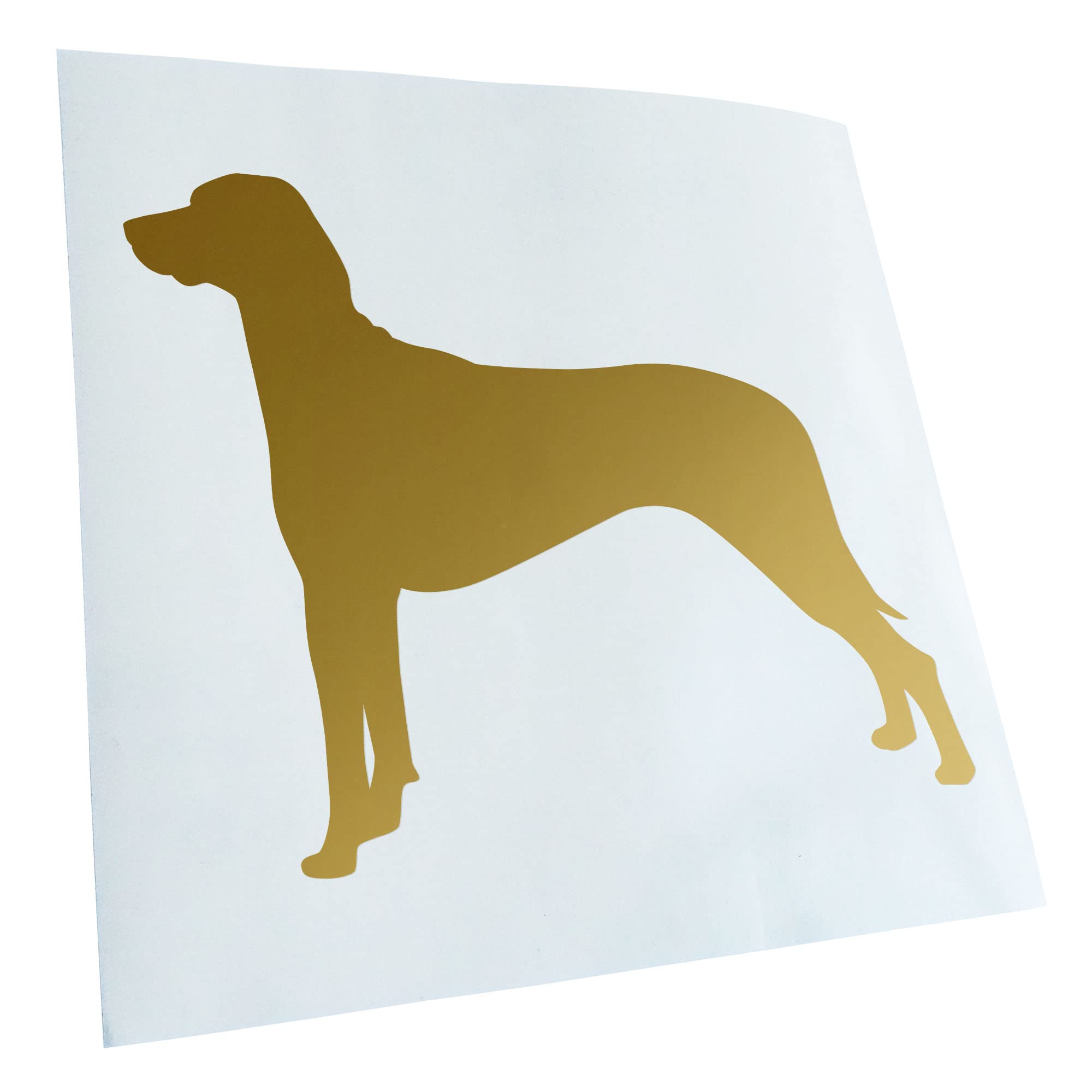 Kiwistar - Car Sticker - Gold - 30 x 25 cm Ridgeback Rhodesian Dog - Rear Window Car Sticker Weatherproof for Car Truck Moped Truck - Sticker Exterior Self-Adhesive Tuning Accessories for Window