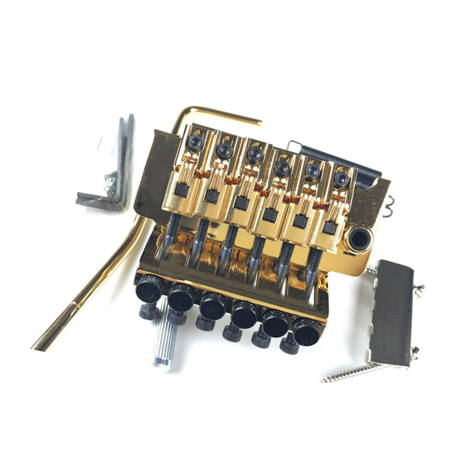 Guitarra Eléctrica Doble Trémolo Puente Vibrato Adecuado Para Principiantes Accesorios De Instrumentos Puente De Guitarra Profesional(Type 3)