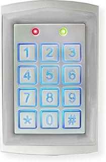 Seco-Larm SK-1323-SDQ Sealed Housing Weatherproof Stand-Alone Digital Access Keypad, Up to 1010 Users, Proximity Reader, Backlit Keys for Nighttime Use, Rugged Aluminum Construction
