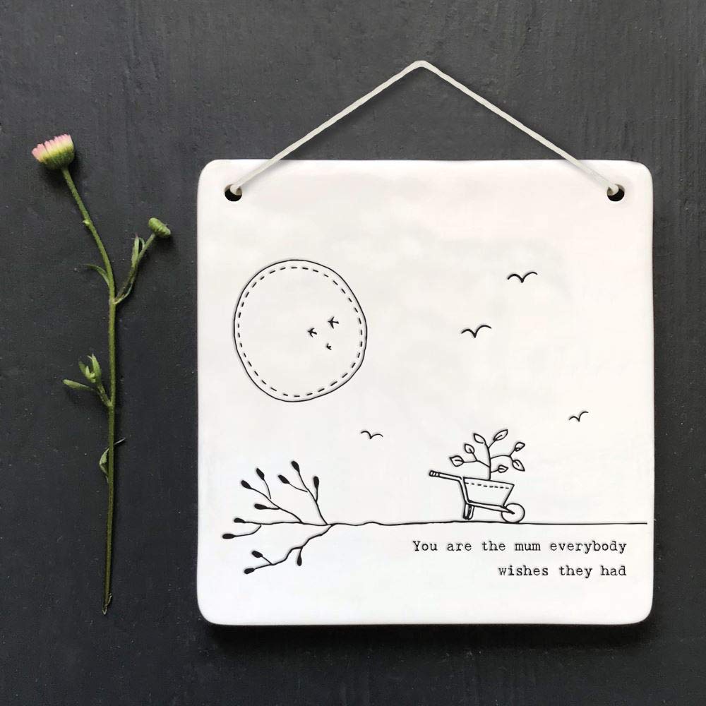 East Of India White Porcelain Keepsake Picture You Are The Mum