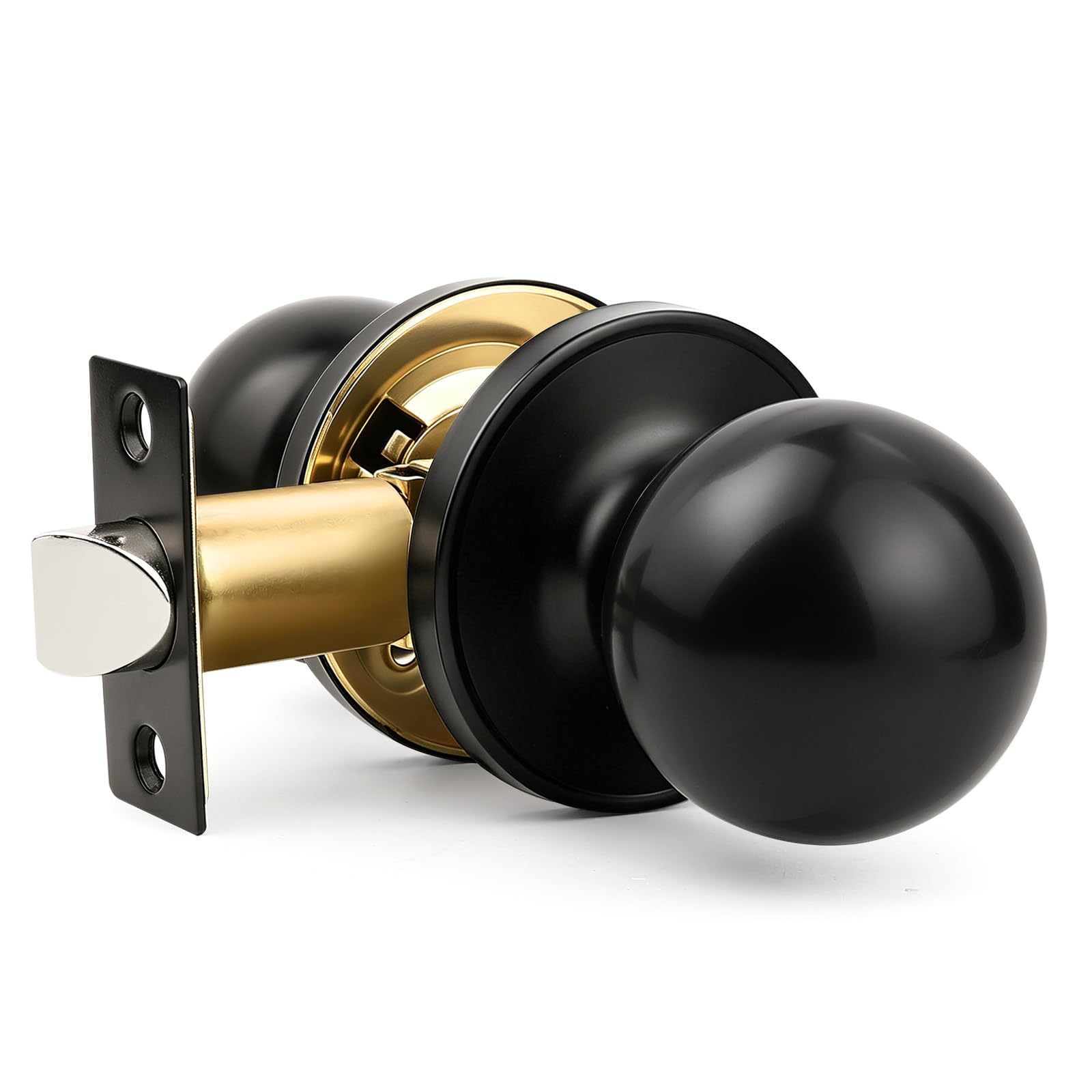 Privacy Door Knobs - 2 Pack Satin Nickel -13 Privacy Door Knobs - 2 Pack Satin Nickel -13