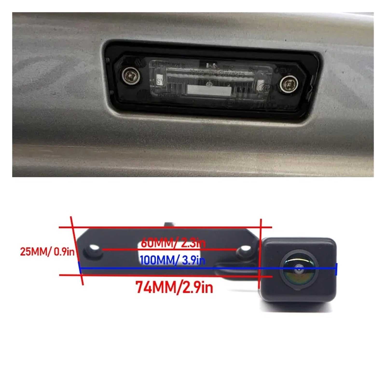 Samochodowa kamera cofania kamera cofania zamiennik do VW do Transporter T5 do Caravelle do Multivan 2003 2004 2005-2015 HD noktowizor wodoodporna kamera cofania zestaw (kamera