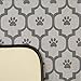 Bone Dry Machine Washable, Ultra Absorbent Pet Mat, 12x18, Gray Lattice