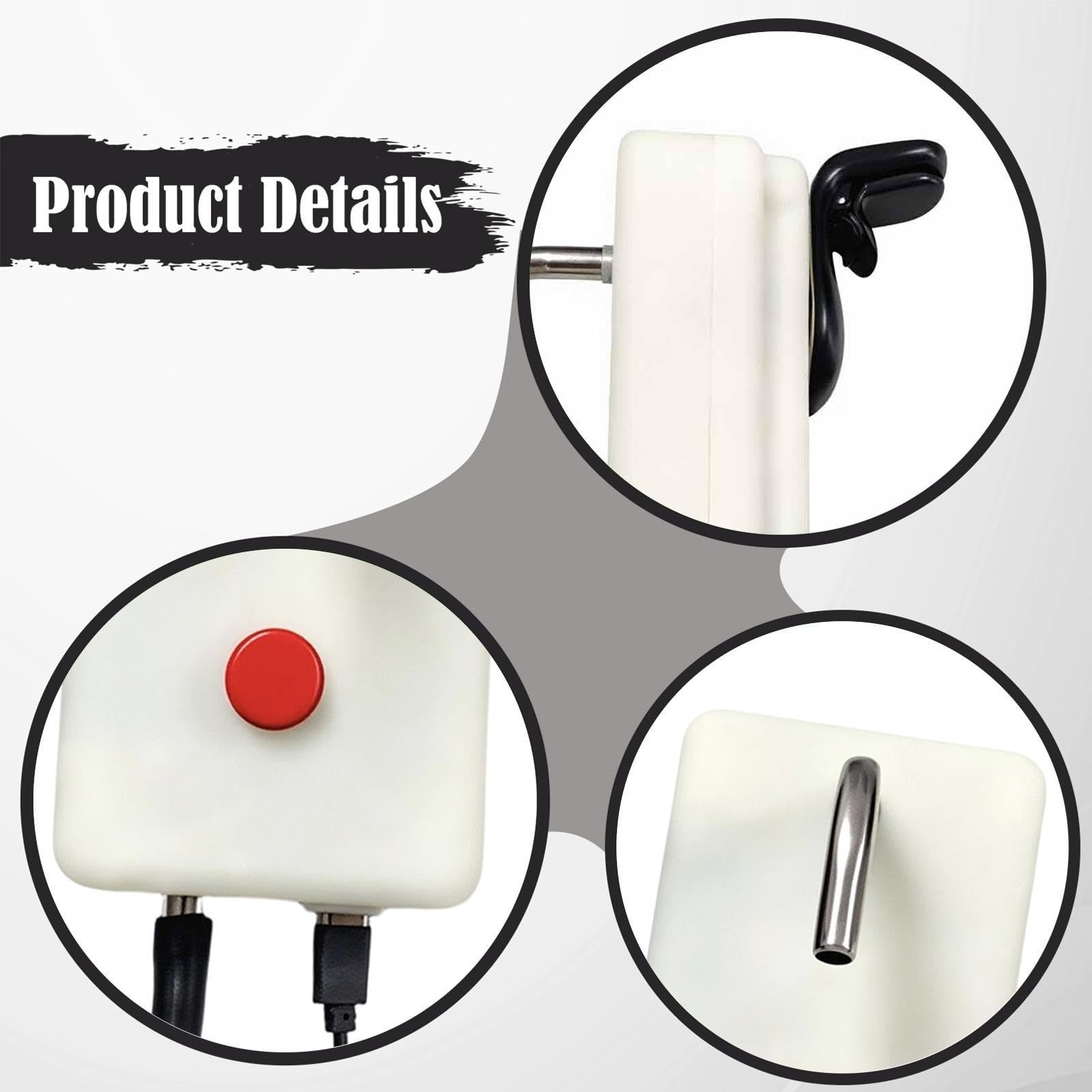 rockible Pompa Elettrica a Sifone USB con Adescamento Automatico, Pompa per Acqua Alimentare con Tubo Flessibile per La Produzione di Birra, Bevande, Grigliate