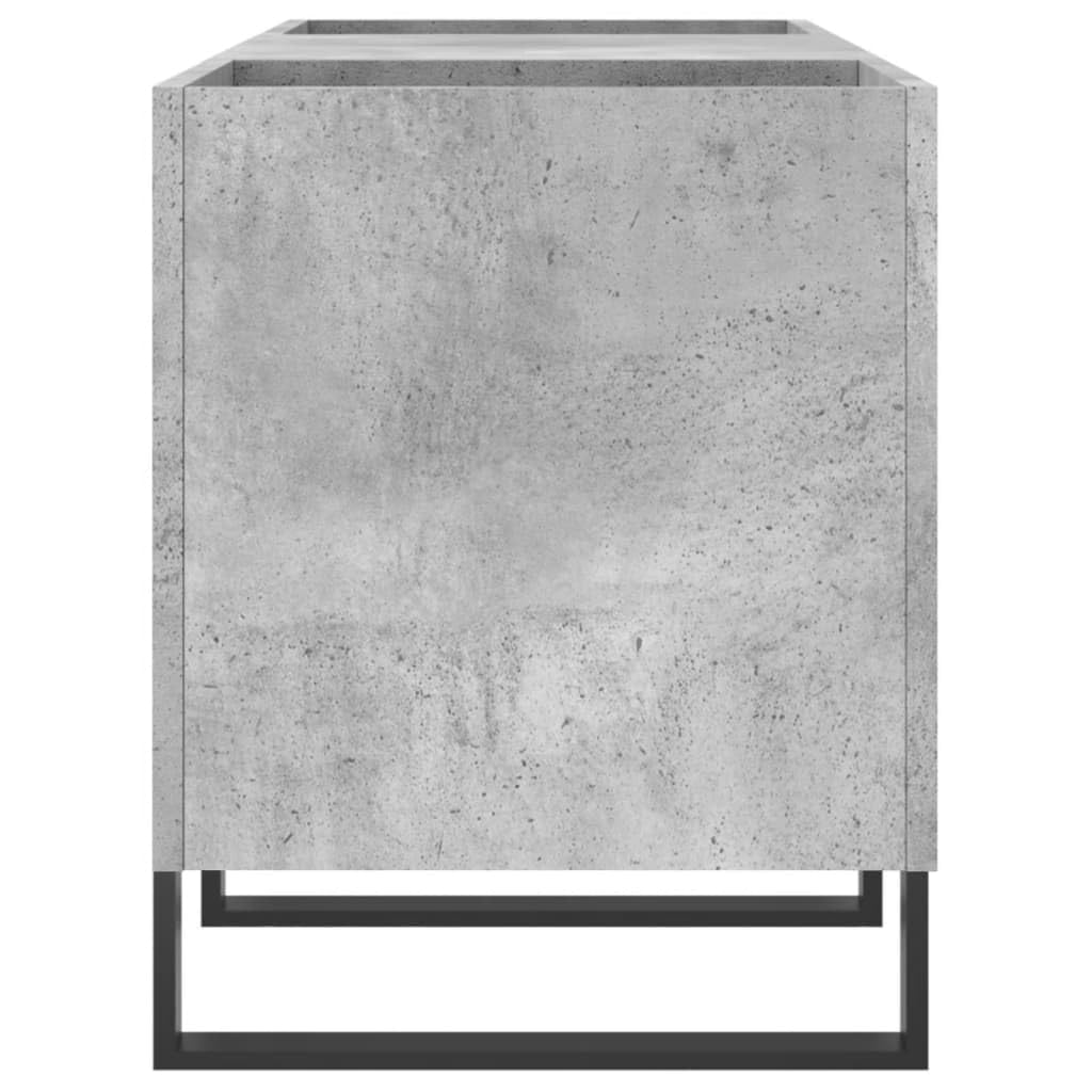 Buffet, meuble de rangement pour salon, salle à manger gris béton 100x36x60 cm bois d'ingénierie, armoire de rangement tehzhr47729