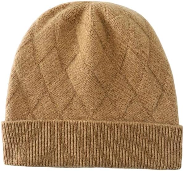 Merino Wool Unisex Beanies Women's Knitted Warm Thickened Outdoor Hat