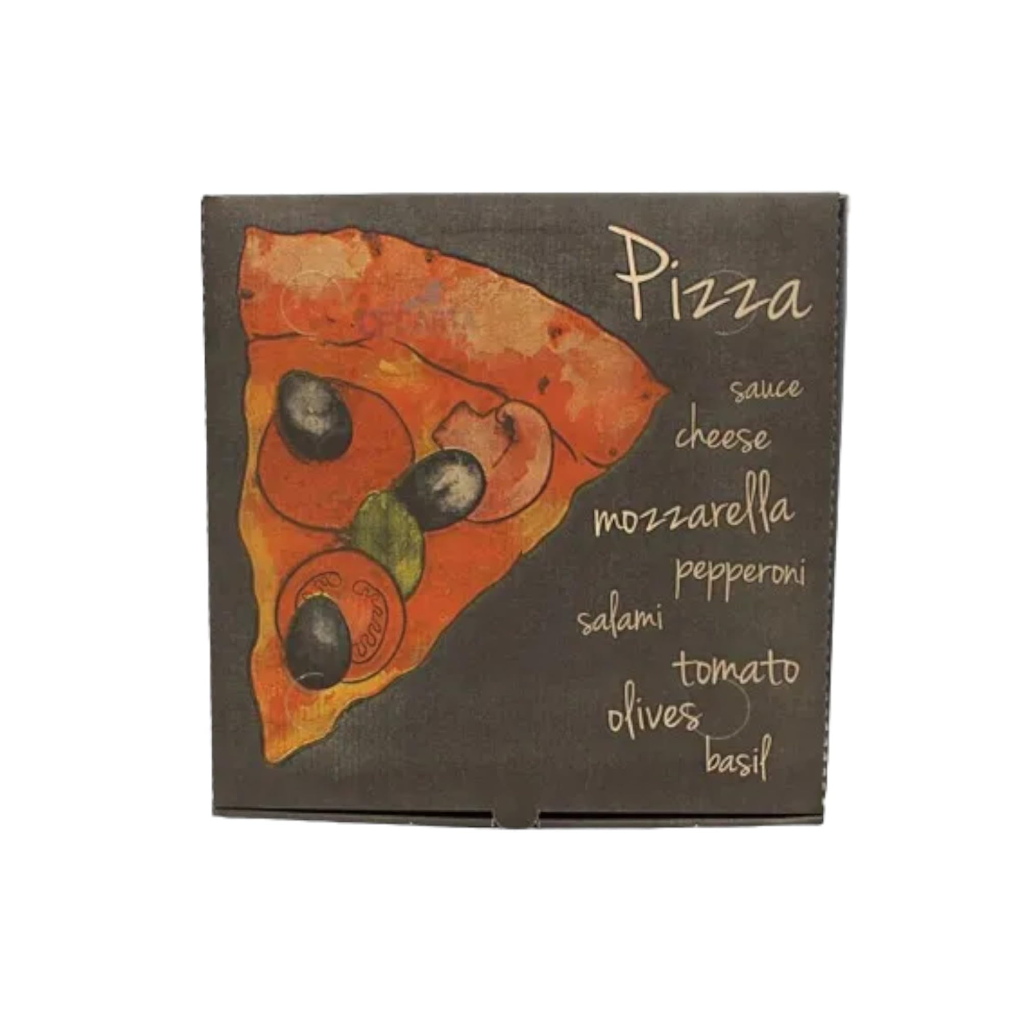 Contenitori pizza in cartone 32x32 confezione da 90 pezzi
