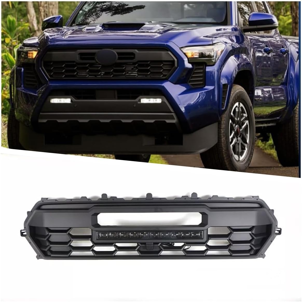 Front Grill Front Bumper Grille Upper Hood Mesh fits for