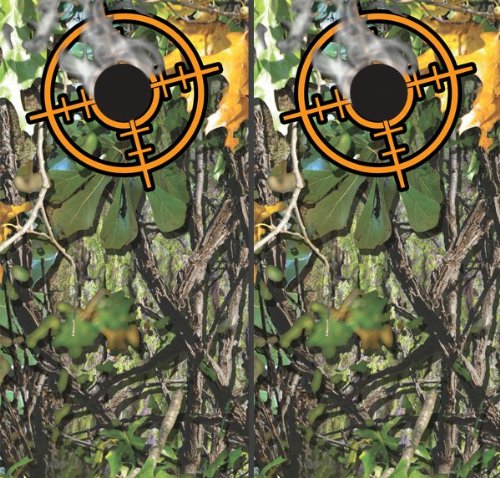 Custom Tailgate Camo Scope Theme Corn Hole Boards Cornhole Game Set #TOP1