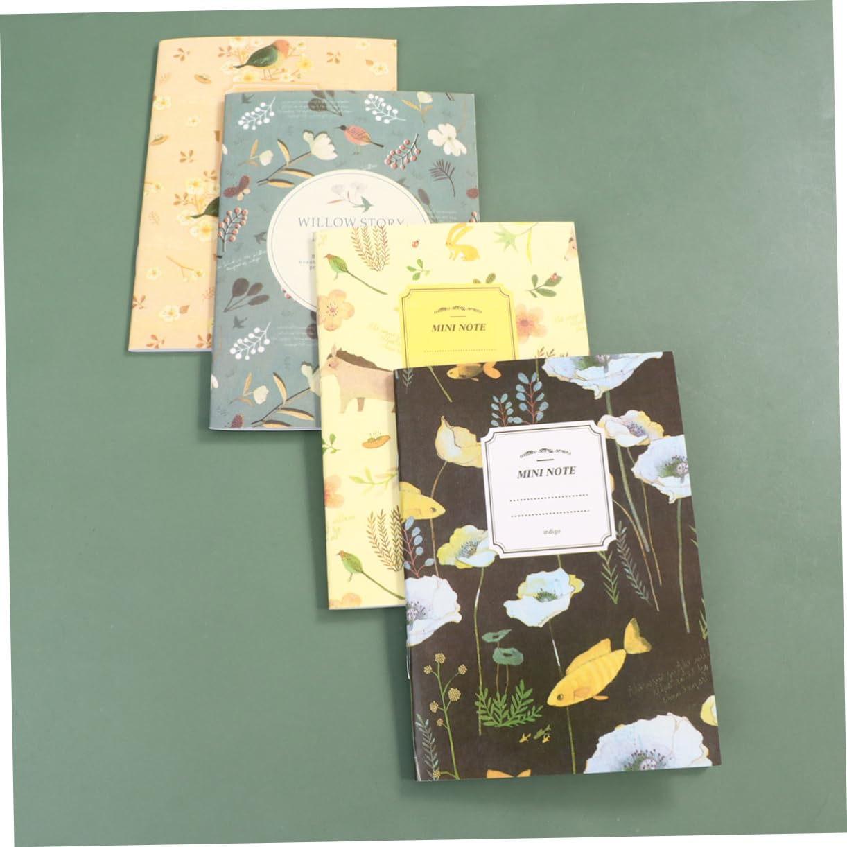 TEHAUX 2 Ensembles Mini Cahier Petit Carnet Journal Mini-livres Livre Planificateur Quotidien Carnet De Notes Livre De Pratique 50 Pièces * 2