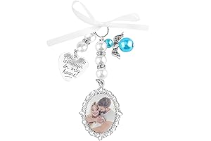 Personalized Wedding Bouquet Photo Charm - Cherish Your Bridal Memories
