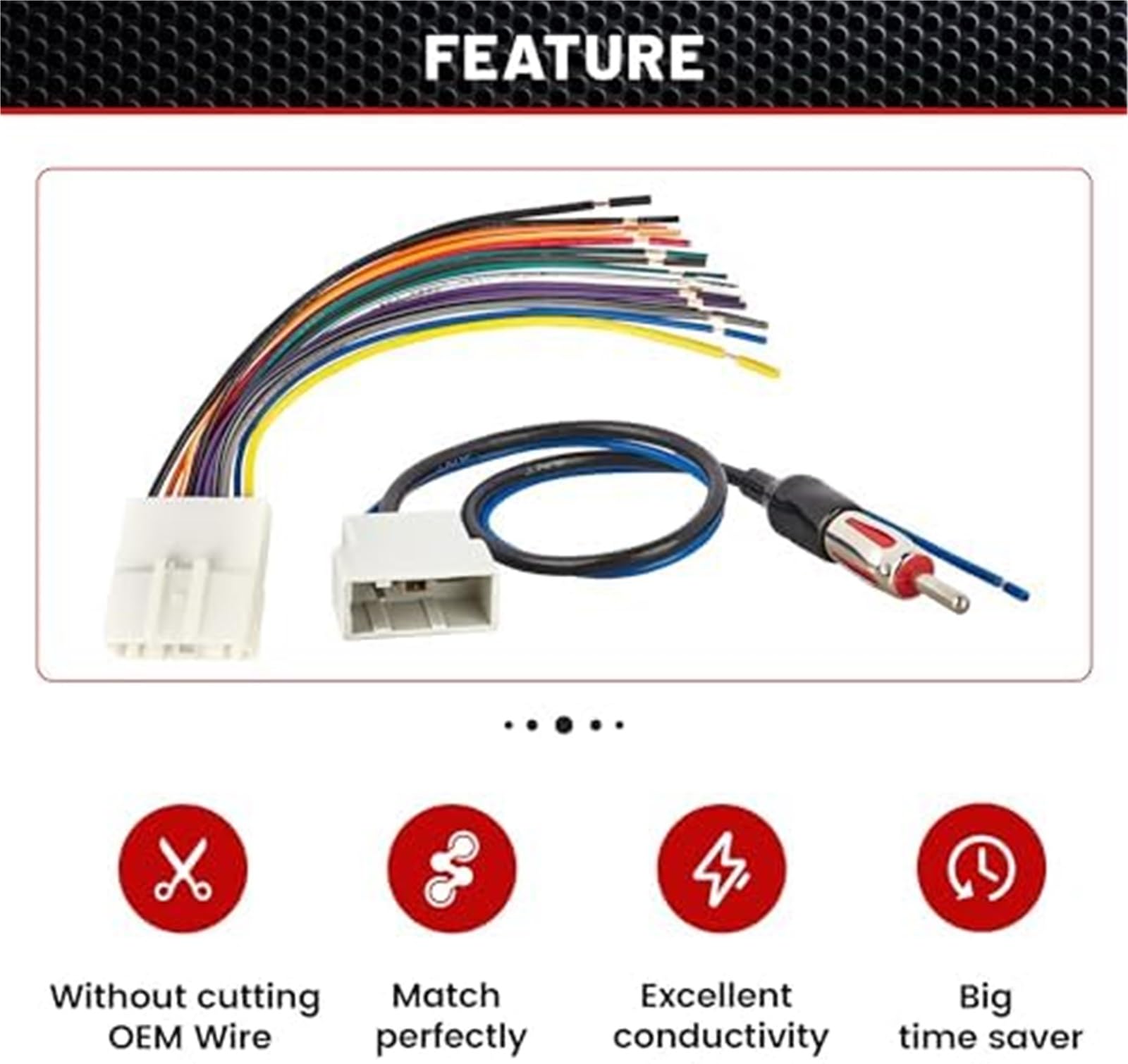 Cablaggio autoradio Adattatore antenna Select, for 2007-2013