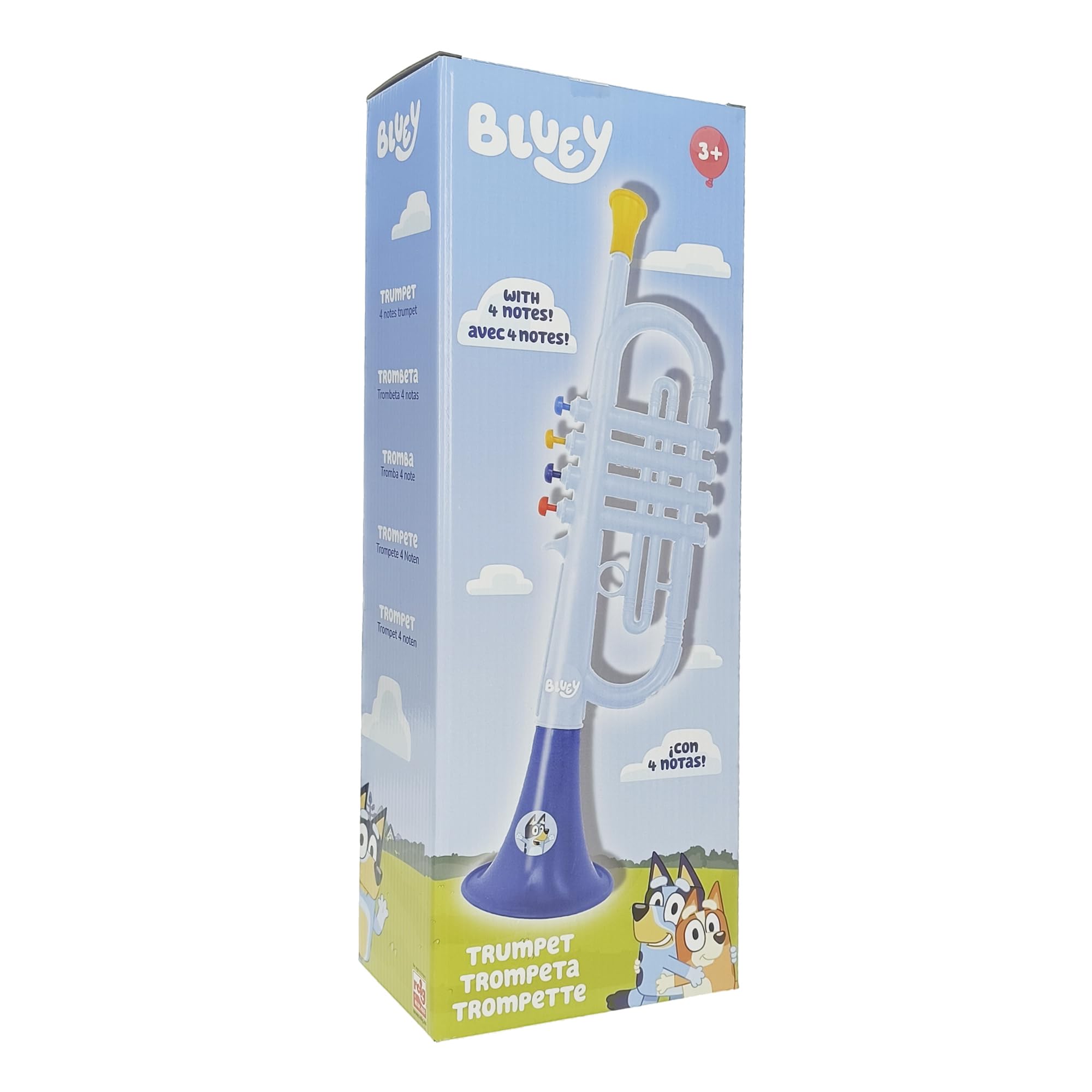 Trompette Bluey 4 Notes – Instrument Musical Officiel Pour Enfants Dès 18 Mois