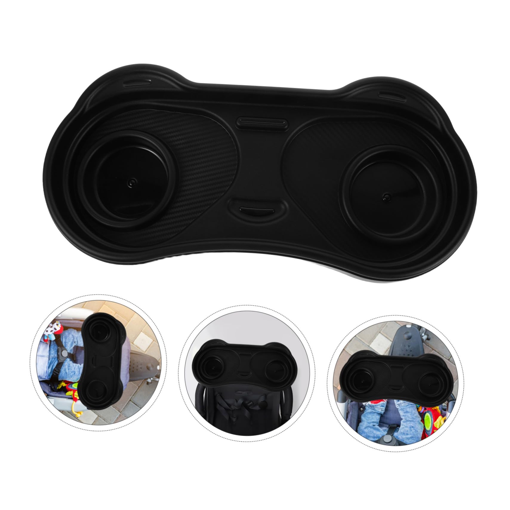 BESTonZON Vassoio Per Snack Vassoio Per Snack Per Passeggino Per Passeggino Piatto Organizer Piatto