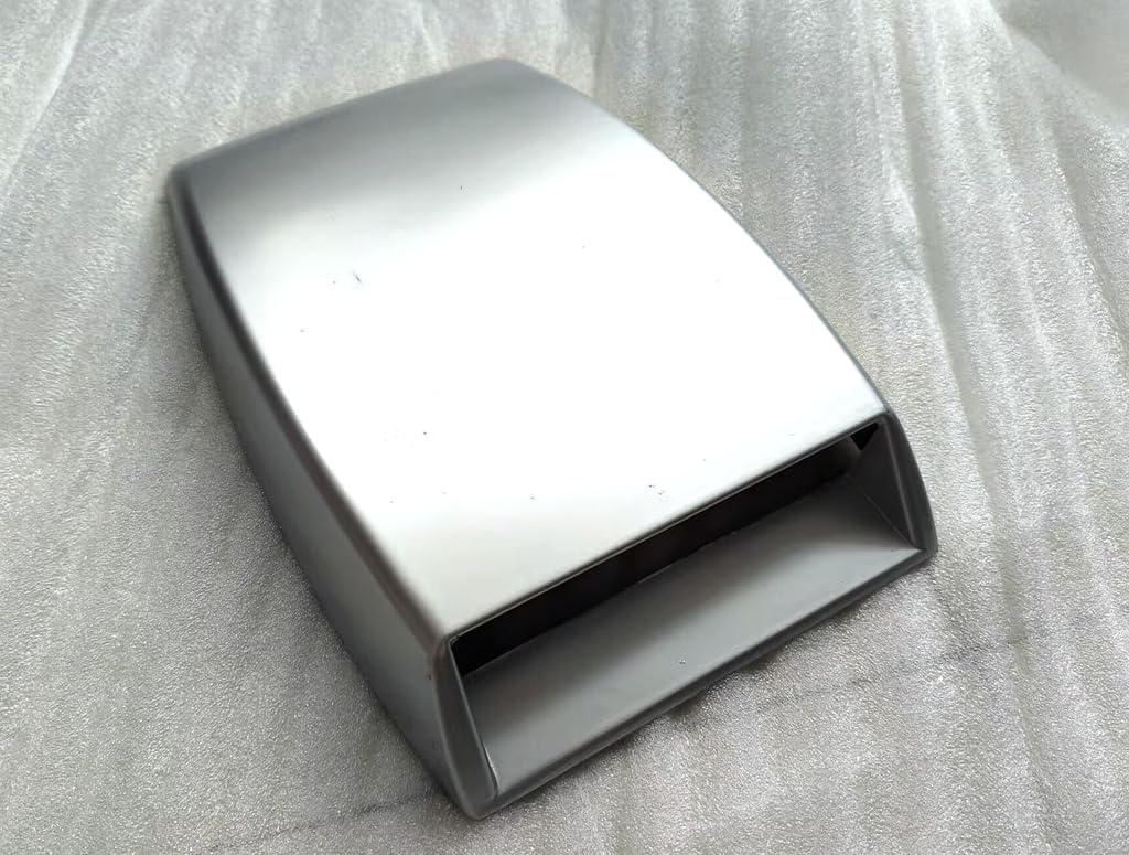 New Universal Hood Scoop Roof Scoop One PC Compatible with BMW 3 Series E36 E46 E90 E91 E92 E93 F30 G20 / 6 Series E66 E65 F12 F13 F06 (Silver)