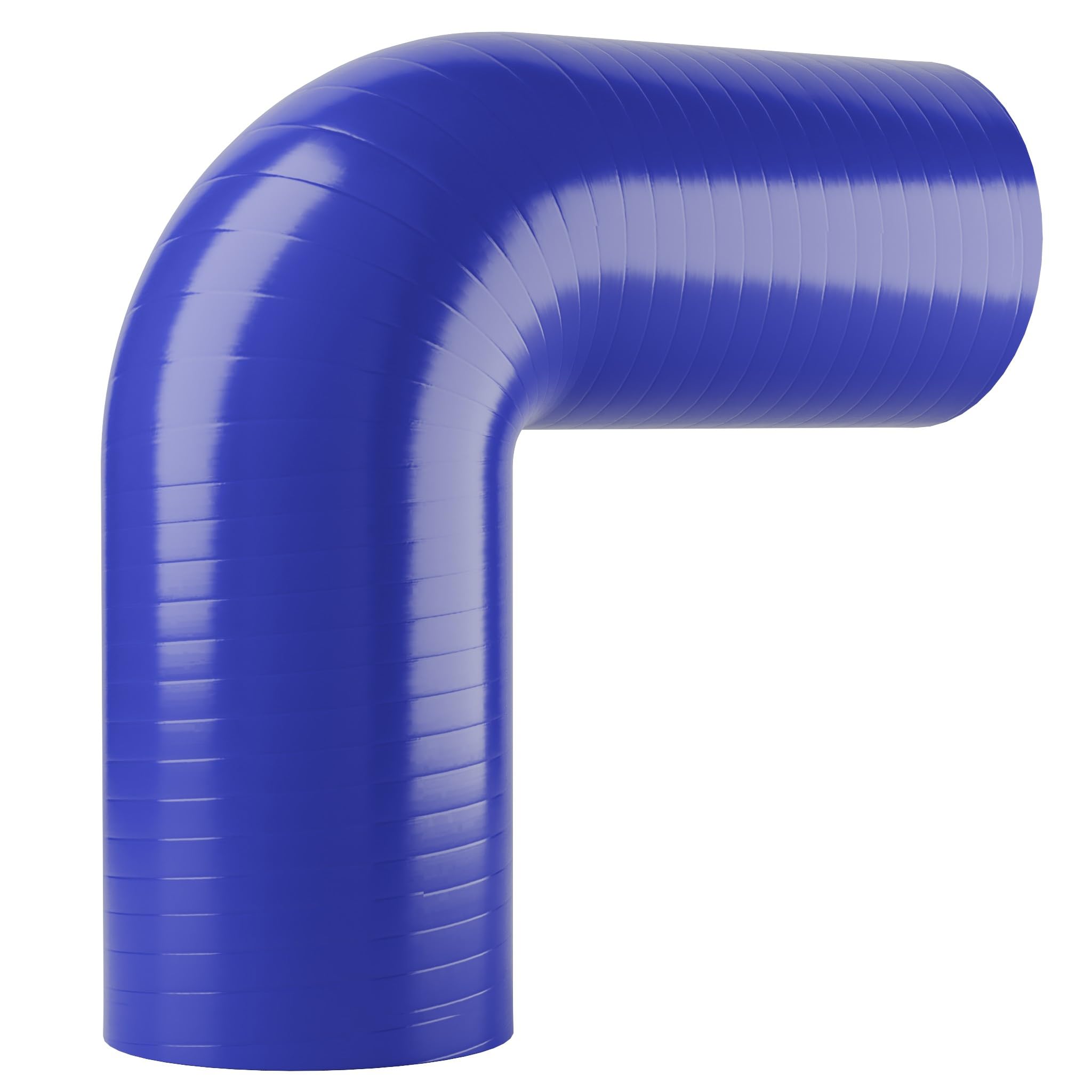 Siliconen bocht 90 graden oliebestendig DN=57mm L=150mm