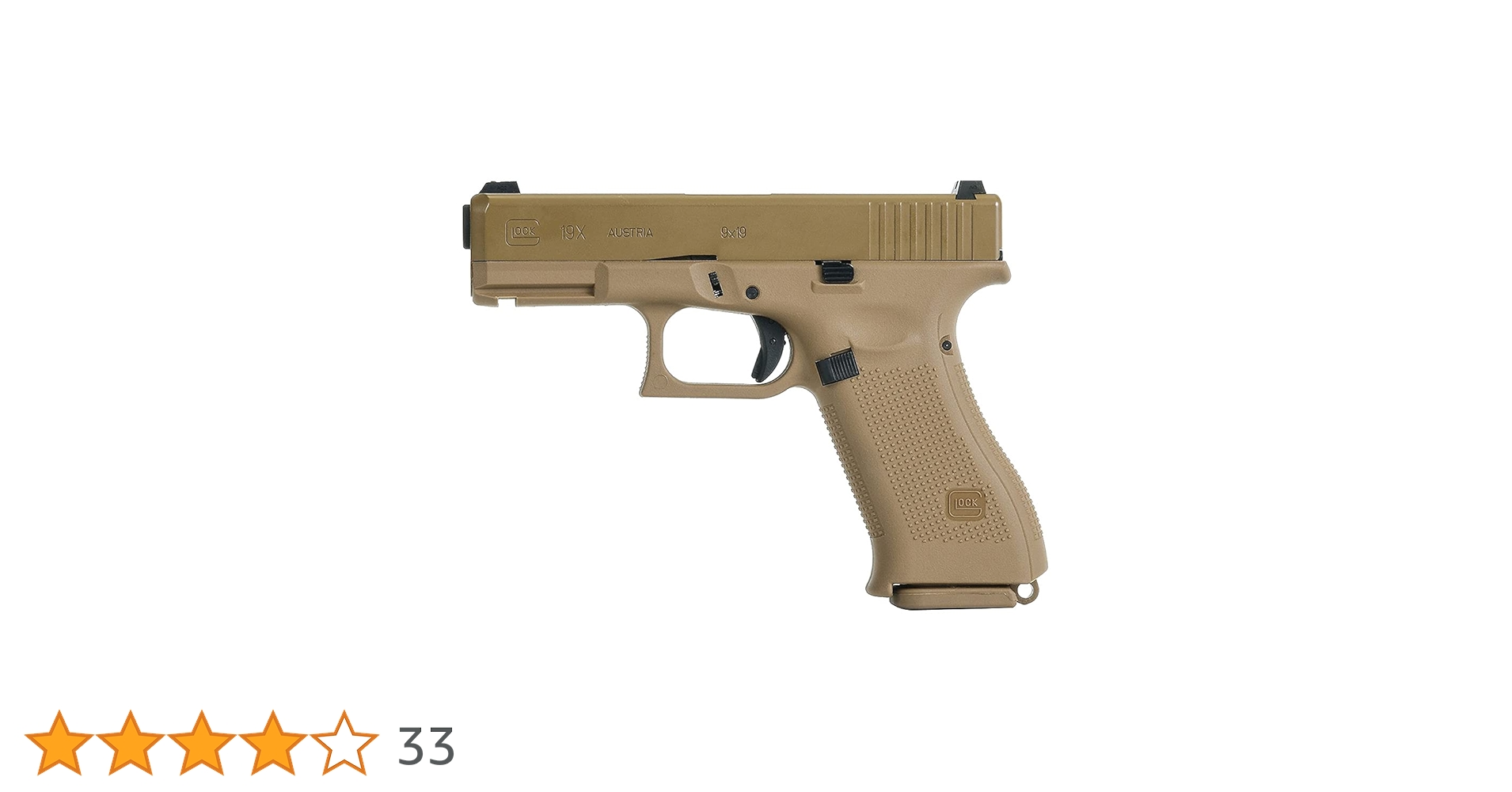 ジャンク　エアガン 楽天市場】UMAREX G19X TAN セラコートVer. ガスブローバック
