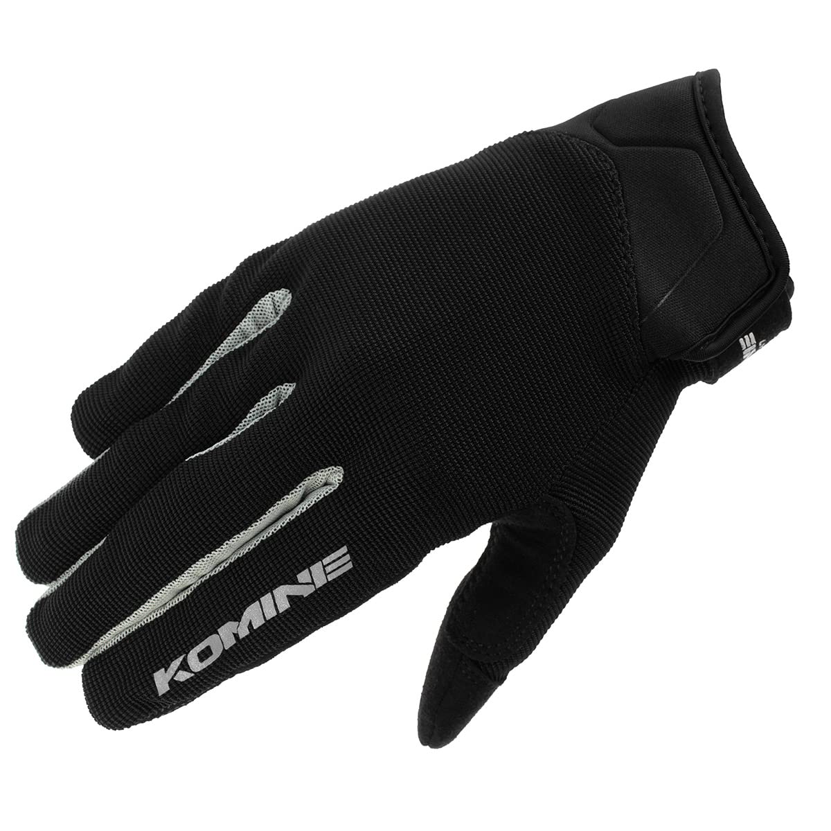 コミネ(KOMINE) バイク用 グローブ GK-1683 ライドメッシュグローブ アレシア Black Silver L