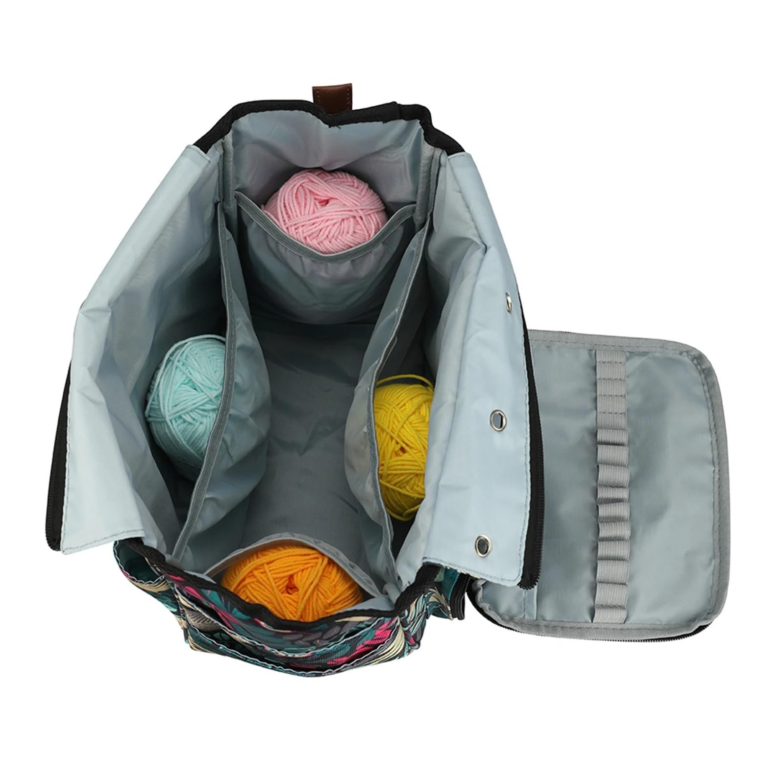 Aufbewahrungstasche FüR Wolle Strickgarn-Aufbewahrungstasche, Häkelnadel-Tasche, Aufbewahrungs-Organizer, Stricktasche, Bastelzubehör