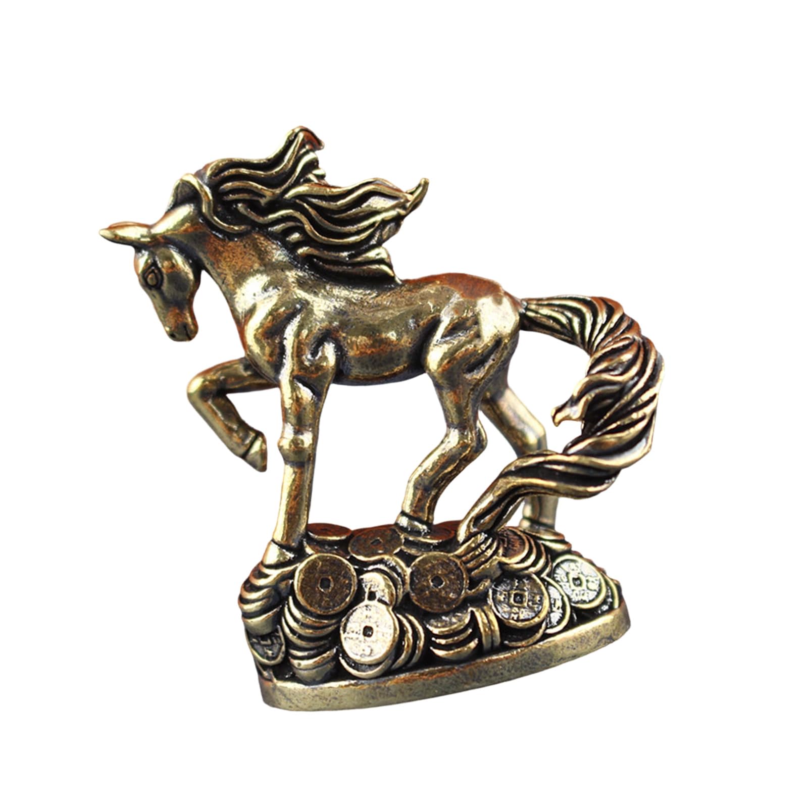 Osniyaw Women's C Horse Statues Metal Handmade Horse Figurine Sculptures Home Decor Table Decoration Ollectible Figurines Gift Men Animal Statue Sculpture