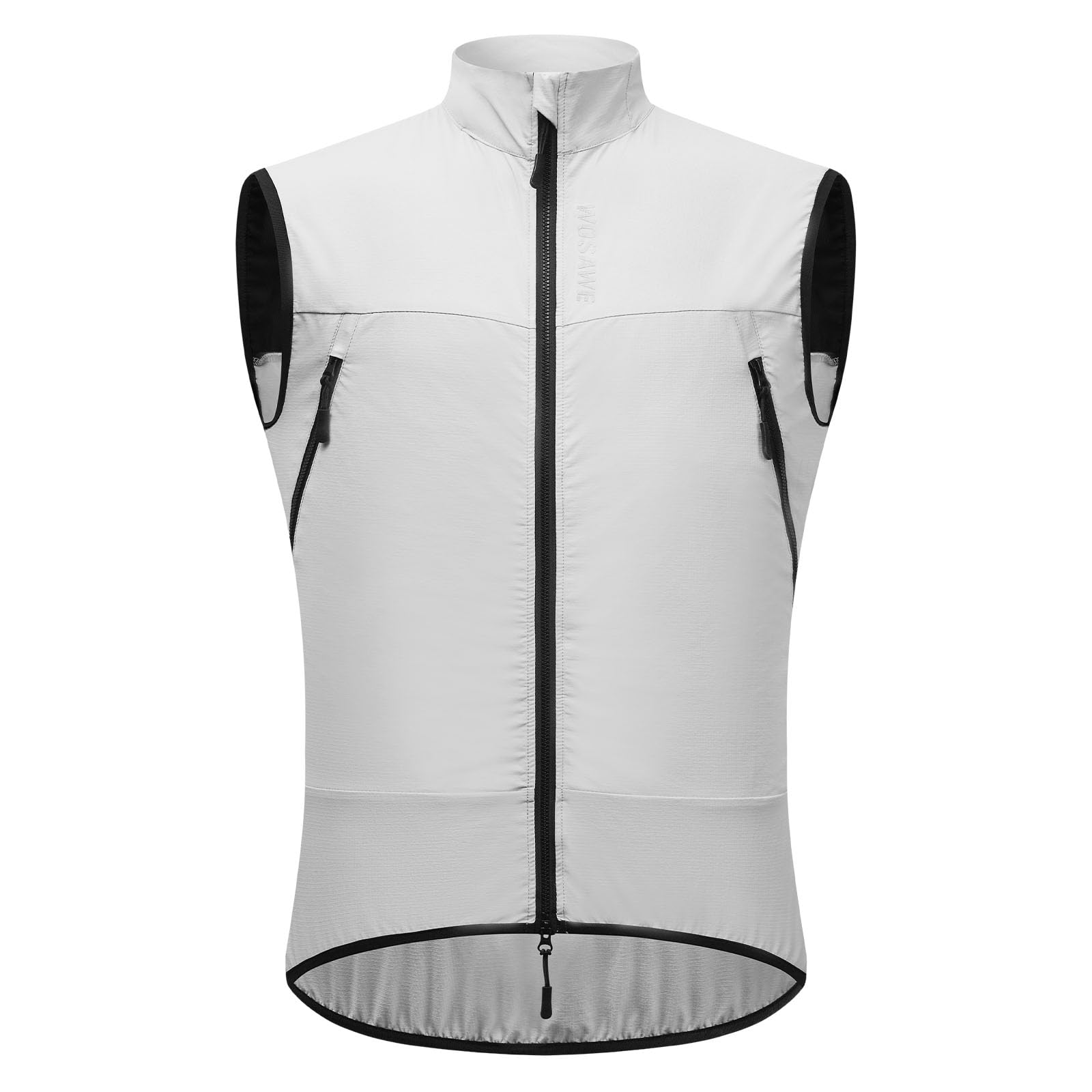 WOSAWE Veste sans Manches Vélo, Respirant VTT Haut Ultra-Léger Coupe-Vent Gilet de Cyclisme pour Homme Femme