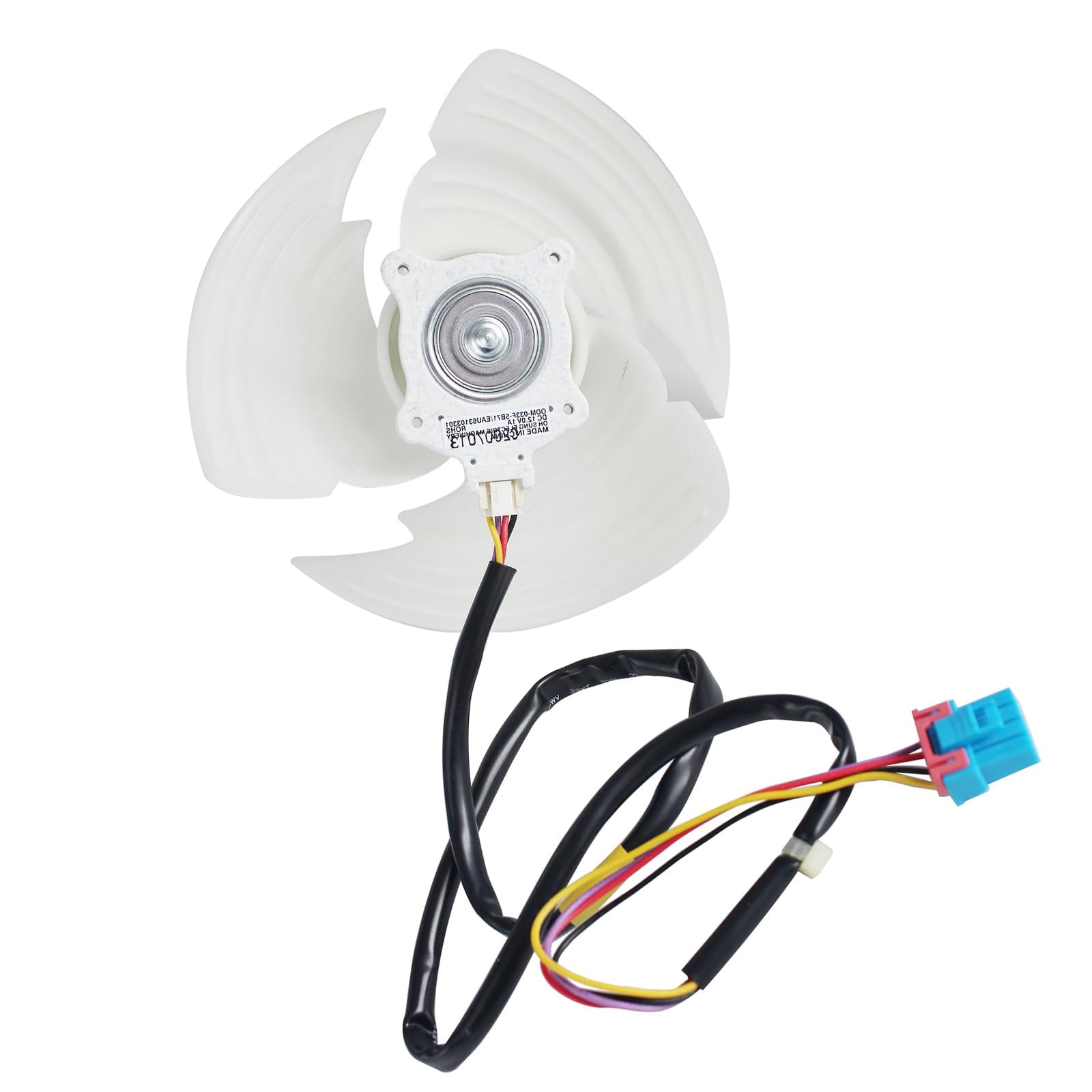 KieTeiiK Refrigerator Cooling Fan Motor 12V 1A 4Pin Replacement for EAU62863101 EAU63103302 AP6235485 4509126 Refrigerator Condenser Fan Motor