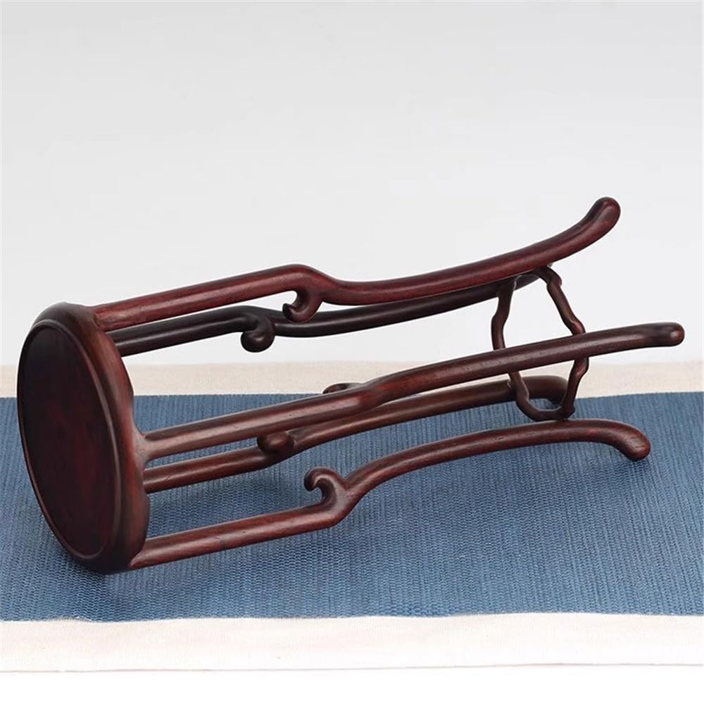 Stojak na kwiaty Okrągły stołek Rosewood Stojak na czajnik, wazon, bonsai, do dekoracji domu i biura, stojak na rośliny