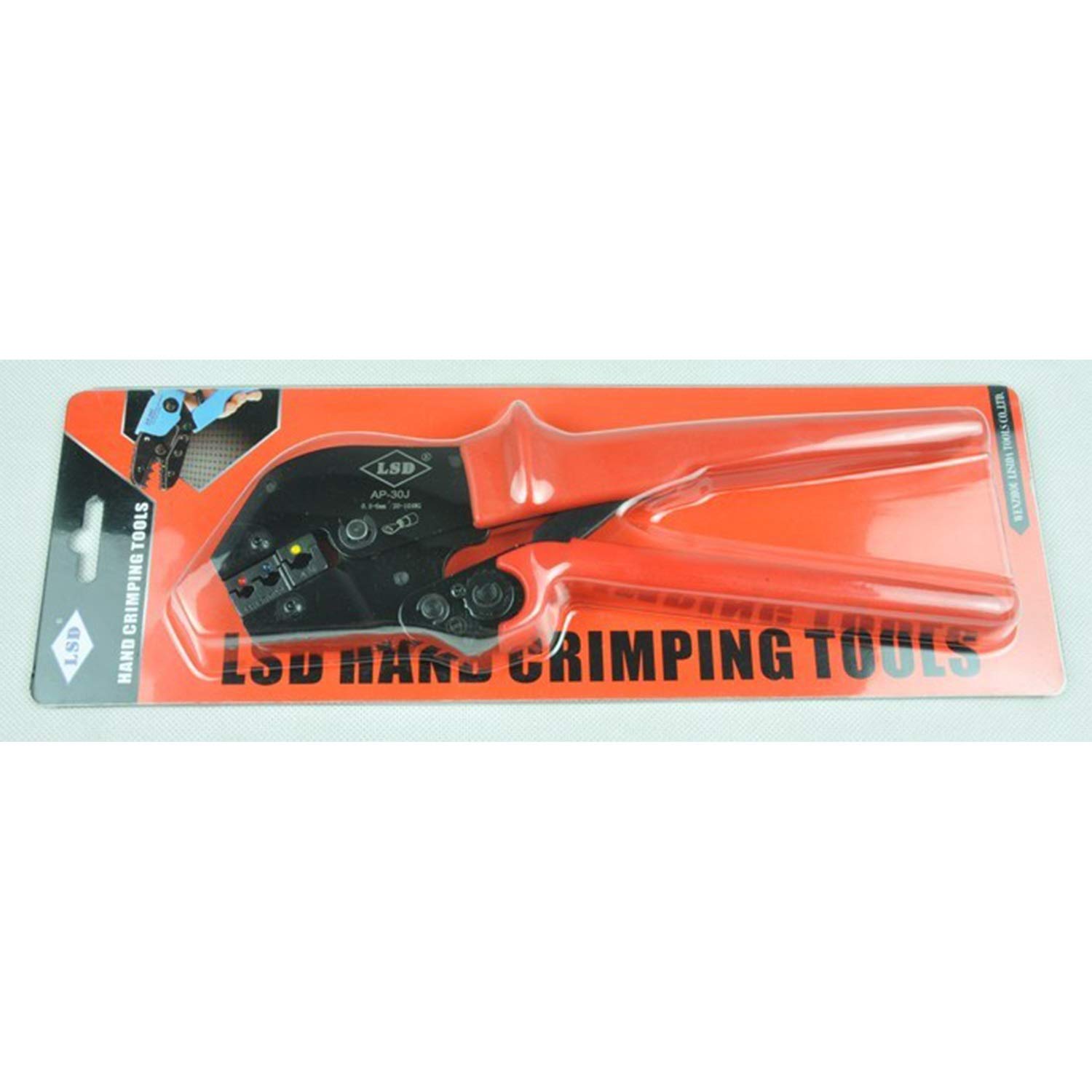Pinza Crimpatrice, Pinze per crimpatura Pinze per crimpatura Terminali per Cavi Connettori 1-10 mm² Utensili manuali per crimpatura Spellafili Multifunzionale
