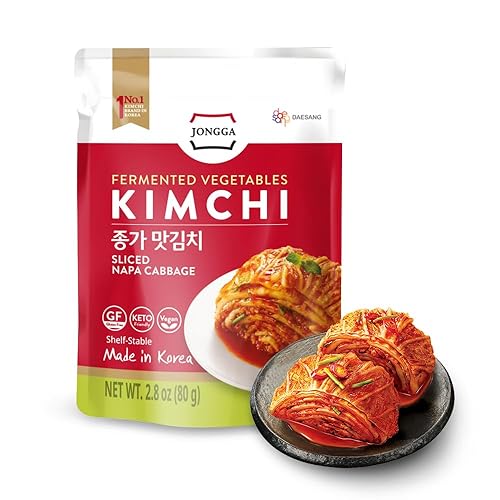 Spicy Premium Fermented Kimchi Napa Cabbage [ FUN SIZE Pouch