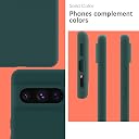 YATWIN Silicone Back Case for Google Pixel 8 Pro, Soft-Touch Phone Back Cover for Google Pixel 8 Pro - Dark Green gallery image