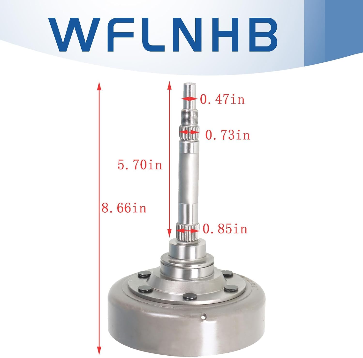 WFLNHB Primary Drive Clutch Sheave Clutch Carrier Housing Oneway Replacement for Hisun 500 700 Replacement for Massimo Alligator 500 700