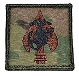 USMC Marine Special Operations Command MARSOC 2x2 Military Patch / Morale Patch - Multicam with Spice thread