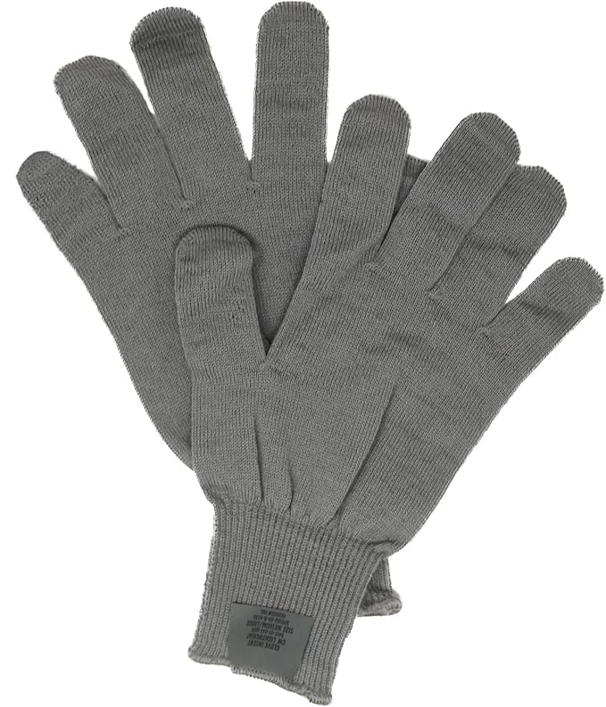 Genuine US Issue GI Acrylic Glove Inserts, Warm Winter Liner Gloves
