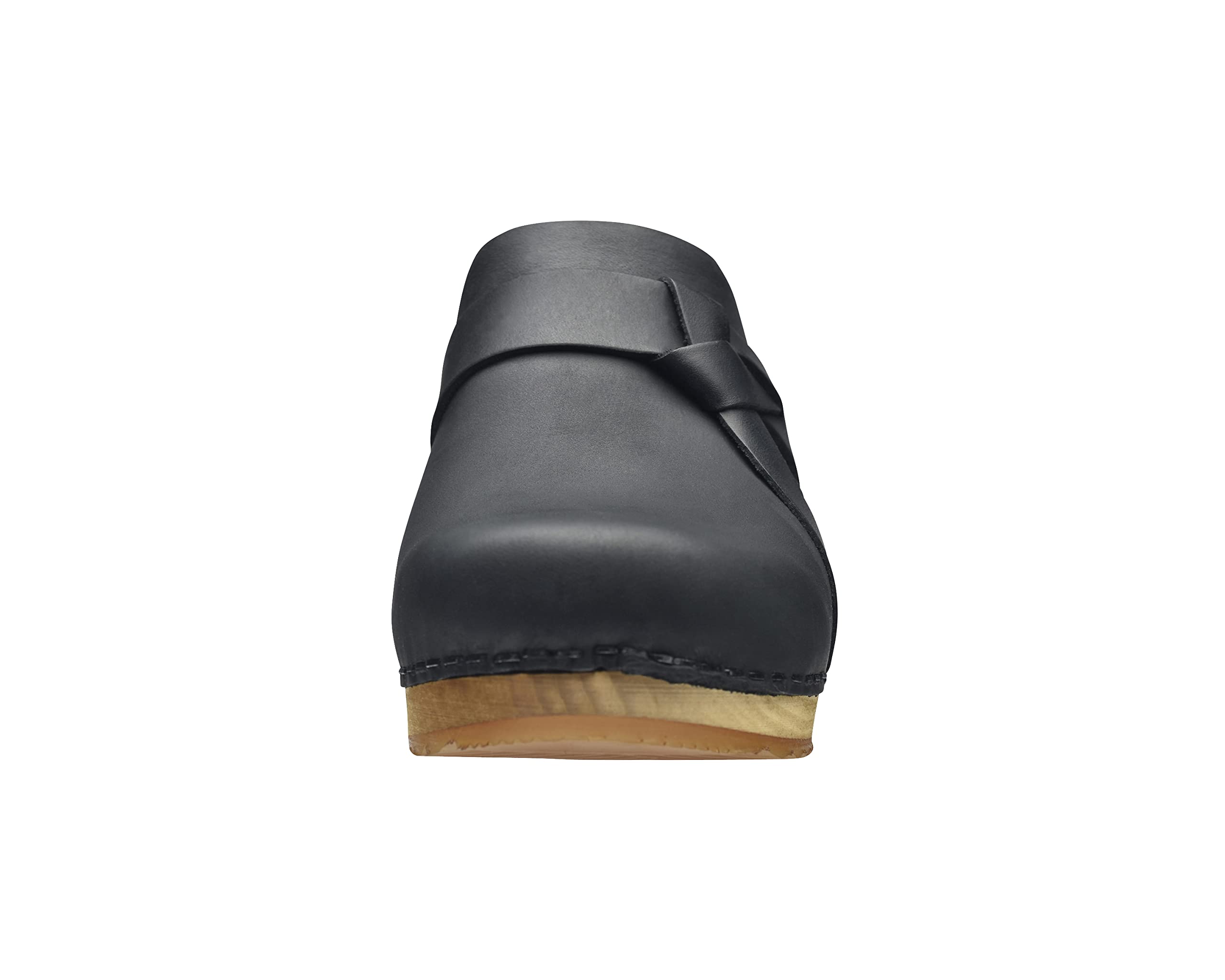 Sanita Manuella Sabots en cuir avec semelle en bois pour femme