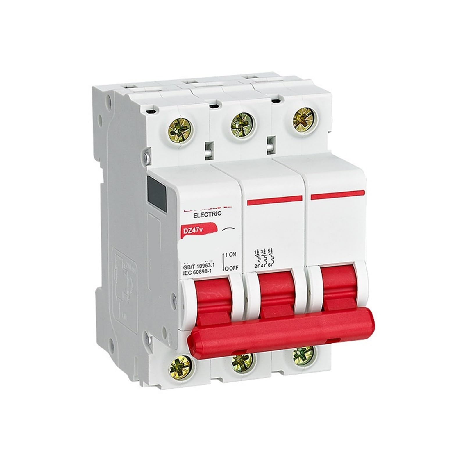 Disjoncteur miniature DZ47v Type C 3P 40A pour tableau électrique triphasé - 2